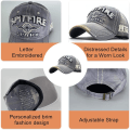 Miniatyrbilde 4 av 5: Vintage Baseball Cap Men Spark Letters Cap Snapback Hip Hop Flat