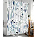 Miniatyrbilde 1 av 3: 180x200cm, Dusjforheng Blomster Dusjforheng Blad Dusjforheng