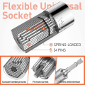 Miniatyrbilde 2 av 4: 3 stk 7-19 mm Universal Socket Nøkler, Høy Kvalitet Cr-v Mul