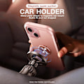 Miniatyrbilde 6 av 6: 1 stk iPhone 15 deksel med 360° ringstativ, 2 i 1 støtsikker ultra-tynn hybrid Heavy D Rose Gold