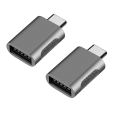 Pikkukuva 1 / 5: 2 kpl USB 3.1 - USB C -sovitinta, nopea tiedonsiirto, USB C -uros naaras, Thunderbolt 3 Type C t
