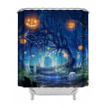 Miniatyrbild 1 av 4: Duschdraperi, Halloween-duschdraperi, Halloween-badrumsduschdraperi med krokar 71 B x 71 H i