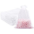 Miniatyrbillede 1 af 5: 100 stk. Organzaposer 20x 30cm Store gaveposer med snøre til gaver