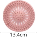 Miniatyrbillede 2 af 5: Silikone Afløbsbeskytter, Køkkenvask Filter, Badekar Afløbsdæksel Filter, Køkken- og Badeværelsesvask Filter (Pink)