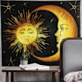 Pikkukuva 5 / 5: Auringonpaiste ja kuu psykedeelinen seinävaate