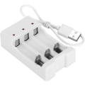 Miniatyrbilde 3 av 5: Høy pålitelighet miljøvennlig batterilader USB-lader for AA/AAA modellbatteri
