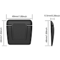 Miniatyrbillede 4 af 4: 2 stk. Mini Laptop Stativ Usynlig Computer Tastatur Holder Ergonomisk ABS Bærbar Stativ Fol