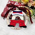 Miniatyrbilde 5 av 5: Morsomme Julepynt 2024, Bytt Morsomme Pynt for Voksne, Frekke Stygge Julepynt i Tre, Inapp