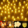 Pikkukuva 1 / 5: LED-valoilla varustetut ilmapallot, 500 kpl Mini pyöreät vedenpitävät LED-pallo