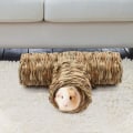 Miniatyrbillede 3 af 5: Hamster Græs Tunnel Legetøj Guinea Pig Tunnel og Rør Legetøj til