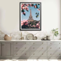 Miniatyrbilde 3 av 4: 30×40cm 5D Diamantmaleri Full Eiffel Tower, DIY Diamantbroderi