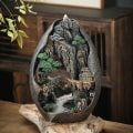 Miniatyrbillede 1 af 3: Stor røgelsebrænder/holder i harpiks, aromaterapitilbehør til hjemmet