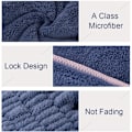 Miniatyrbilde 4 av 4: 2 stk. Mikrofiber Hår Tørkehetter, Ekstra Myk & Ultra Absorberende, Rask Tørking Hår Turban Wrap Håndklær Dusjhette for Jente