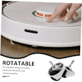 Miniatyrbild 3 av 4: （5×4.5×4.5cm）2 Set Hjul Robotdammsugare Ersättningshjul För Robotdammsugare Sopmaskin Hjul Soprobot Ersättningshjul Vit ABS 2st*2