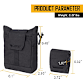 Miniatyrbillede 4 af 5: Taktisk Dump Pouch Snøreposer til Taktisk Bælte Vest Rygsæk Sammenfoldelig Utility Pouch