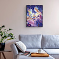 Pikkukuva 3 / 5: MH-(30x40cm)DIY 5D timanttimaalaussarjat aikuisille Violetti messut
