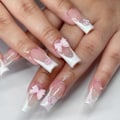 Miniatyrbild 3 av 5: 1 Ask med 6 Färger Söta Kawaii 3D Nagelberlocker Harts Akryl Nagelstenar Strass Aurora Glitter Berlocker för Nagelkonst DIY