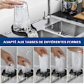 Miniatyrbillede 5 af 5: Glasrenser til vask, glasvasker til vask, glasrenser glasbørste til bardisk, rustfrit stål