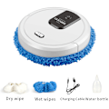 Miniatyrbillede 1 af 5: Hvid intelligent robot automatisk moppe gulv fjernbetjening drift feje