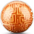Miniatyrbild 1 av 5: Labyrintkula 3D Labyrintpussel Hjärnteaser Spel Gravitations Plast Handhållen 3D Labyrintkula 4 Tum Pusselleksak Labyrintpussel Kub