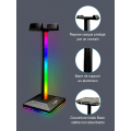 Miniatyrbilde 3 av 5: RGB Gaming Headset Lysstativ med USB-port RGB Lysstativ for PC Desktop Gaming Headset Tilbehør