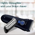 Miniatyrbilde 3 av 5: 3 stk - Braun 10B/20B erstatnings barberhode, ikke-original, R