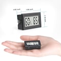 Miniatyrbillede 2 af 4: 4 stk. Reptil Termometer Mini Digital Fugtighed Temperatur