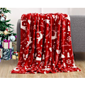 Miniatyrbillede 1 af 5: Komfort Luksus Blød Fløjl Juleprint Fleece Tæppe - Juletema Hjemmeindretning Fuzzy Varmt og Hyggeligt Kast til