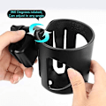 Miniatyrbillede 5 af 5: Universal Kopholder til Rollator, Kørestol, Rollator, 360° Drejelig Flaskeholder til Kørestol, Wa