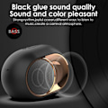 Pikkukuva 2 / 5: USB-ulkoilman kannettavat kaiuttimet subwoofer-bassolla/BT/TF/AUX/FM/Hands-Free langaton Bluetooth-kaiutin