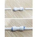 Miniatyrbild 3 av 4: 5-pack Vatten System Equal Straight 1/4\" Plast Snabbkoppling Rörkoppling Omvänd Osmos Koppling
