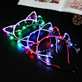 Miniatyrbilde 1 av 5: 5 stk LED Starlight Kitty Luminous Cat Ears Hodebånd (Tilfeldig