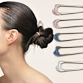 Pikkukuva 4 / 5: 5 kpl Metalliset U-muotoiset Hiustapit Hiuslisäkkeet Vintage Yksinkertaiset Hiustapit Ranskalaiset Hiustapit Tikku Pitkille Hiuksille Elegantti Chig