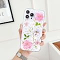 Pikkukuva 4 / 5: iPhone 13 Pro Max -puhelimelle suunniteltu painettu kukkakotelo, söpö bling-glitter-kiilto kirkas designilla pehmeä silikoninen TPU-kumi