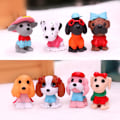 Pikkukuva 1 / 5: 8 kpl Koiran Kakku Topper, Pennun Kakku Topper Cupcake Topper, Mini Koira Pennun Hahmot Leikki, Koiran Kakku Koristeet Lapsille Syntymäpäiville