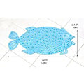 Miniatyrbilde 2 av 5: (Blå) Fiskform Sklisikker Bad Dusj Matte