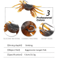 Miniatyrbild 3 av 5: Fiskebete Krabba Bete Simulering Bete Krokar 3D Simulerad Krabba Bete
