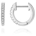 Miniatyrbillede 4 af 4: 14K Forgyldt Cubic Zirconia Manschet Øreringe Huggie Stud