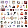 Miniatyrbillede 2 af 5: 100 stk. Singer Laptop Kufferter Stickers