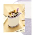 Miniatyrbillede 4 af 5: 1 x Teleskopisk blyant penneholder Etui, PU Corduroy Retractable Transformer Taske Organizer,