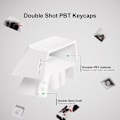 Miniatyrbillede 5 af 5: PBT Keycaps - Side Print Keycaps, Shine Through Custom Keycaps 75 Procent, Retro Keycap Set Dye Sub og Double Shot, 128
