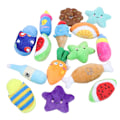 Miniatyrbillede 1 af 5: 15 stk. Squeaky Dog Toys Søde plys frugter Snacks og Vegeta