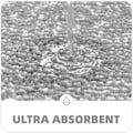 Miniatyrbillede 4 af 5: (Marineblå) 1 Mikrofiber Blød Bademåtte, Skridsikre Bademåtter, M