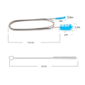 Miniatyrbillede 5 af 5: 4-pak Fleksibel Lang Aftræksbørste, Dobbelt Elastisk Endet Nylon Rengørings Slange Rør Børste 61 tommer Rustfrit Stål og 2 P