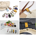 Miniatyrbillede 2 af 4: 2 STK. Hatteclips til Rejser, PU Læder Hatteclips, Hatteclips til Bagage, Multifunktionel Andenæb Hatteclips, Hatteledsager Ou