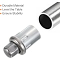 Miniatyrbillede 4 af 5: 7×3.8×3.8cm Justerbare Bordben, 3.6\" Rustfrit Stål Fødder Passer til 1-1/2\" Ydre Diameter Rør, Sæt af 4