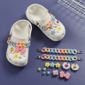 Miniatyrbillede 3 af 3: Crocs Tilbehør Blomster Pastorale Sko