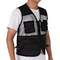 Miniatyrbillede 3 af 5: Mesh fiskevest (80 kg), holdbar og åndbar multi-lomme sommer vest til mænd til udendørs fiskeri