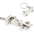 Miniatyrbillede 3 af 5: 2 stk. F1 racerbil nøgleringe metal Formel 1 racerbil nøglering bil nøglekæde håndtaske charme