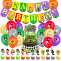 Pikkukuva 1 / 5: 32 kappaletta Plants VS Zombies -juhlakoristeet, mukaan lukien PVZ Happy Hirthday -banneri, PVZ-kakunkoriste, PV